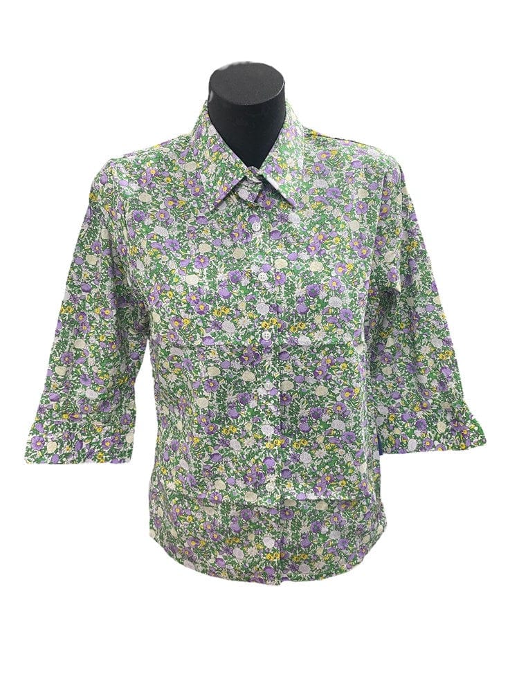 Load image into Gallery viewer, Country Classic Womens Aria 3/4 Sleeve Shirt - Purple
