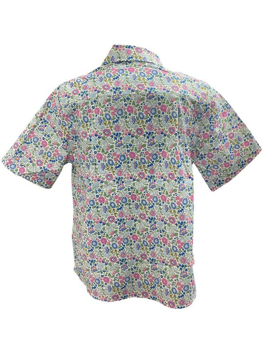 Country Classic Womens Quinn Short Sleeve Shirt - Blue