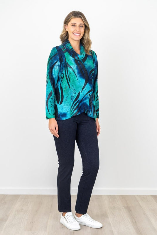 Renoma Womens Antonia Burnout Shirt