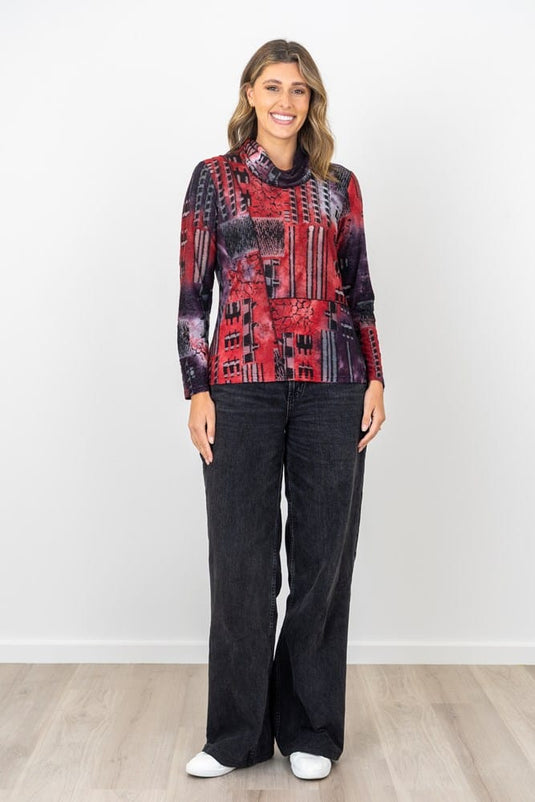 Renoma Womens Erica Burnout Top