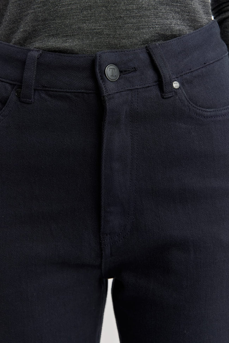 Load image into Gallery viewer, Toorallie Womens Straight Leg Merino-Denim Jean - Navy

