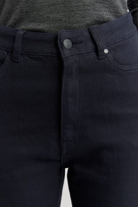 Toorallie Womens Straight Leg Merino-Denim Jean - Navy
