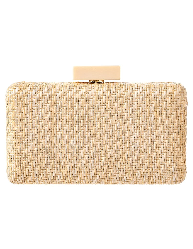 Load image into Gallery viewer, Gregory Ladner Womens Woven Clutch Evening Bag
