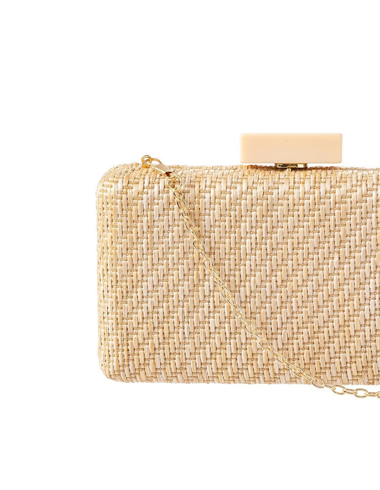 Load image into Gallery viewer, Gregory Ladner Womens Woven Clutch Evening Bag

