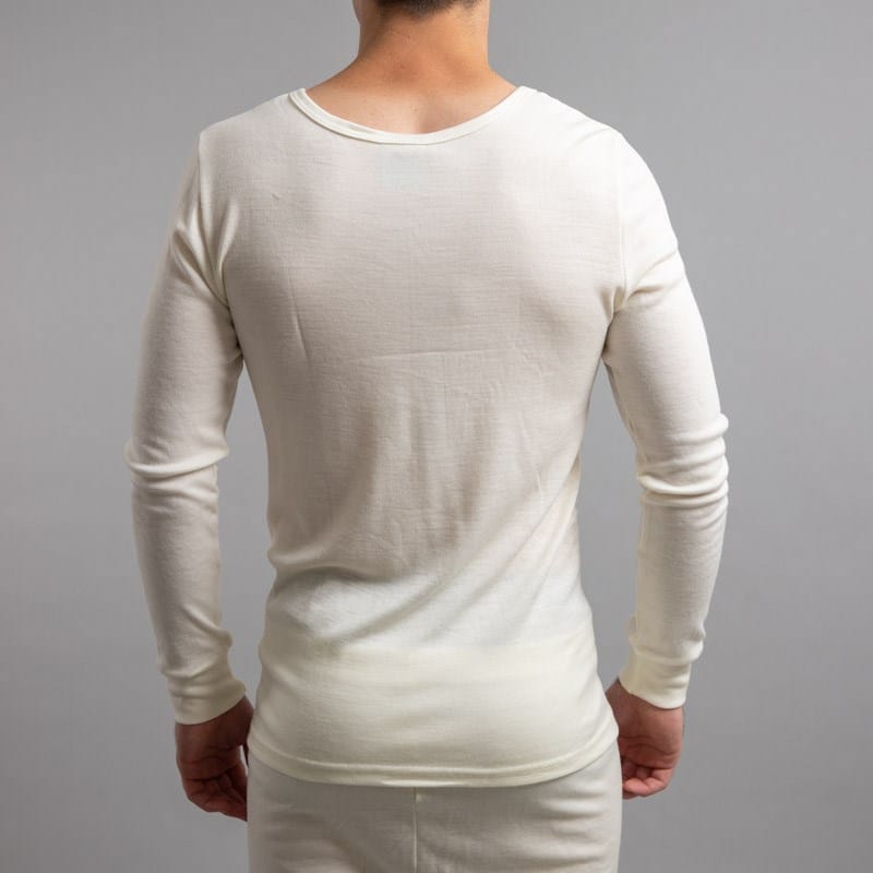 Load image into Gallery viewer, Kneta Mens Thermo Fleece® Long Sleeve Top – 100% Merino Wool

