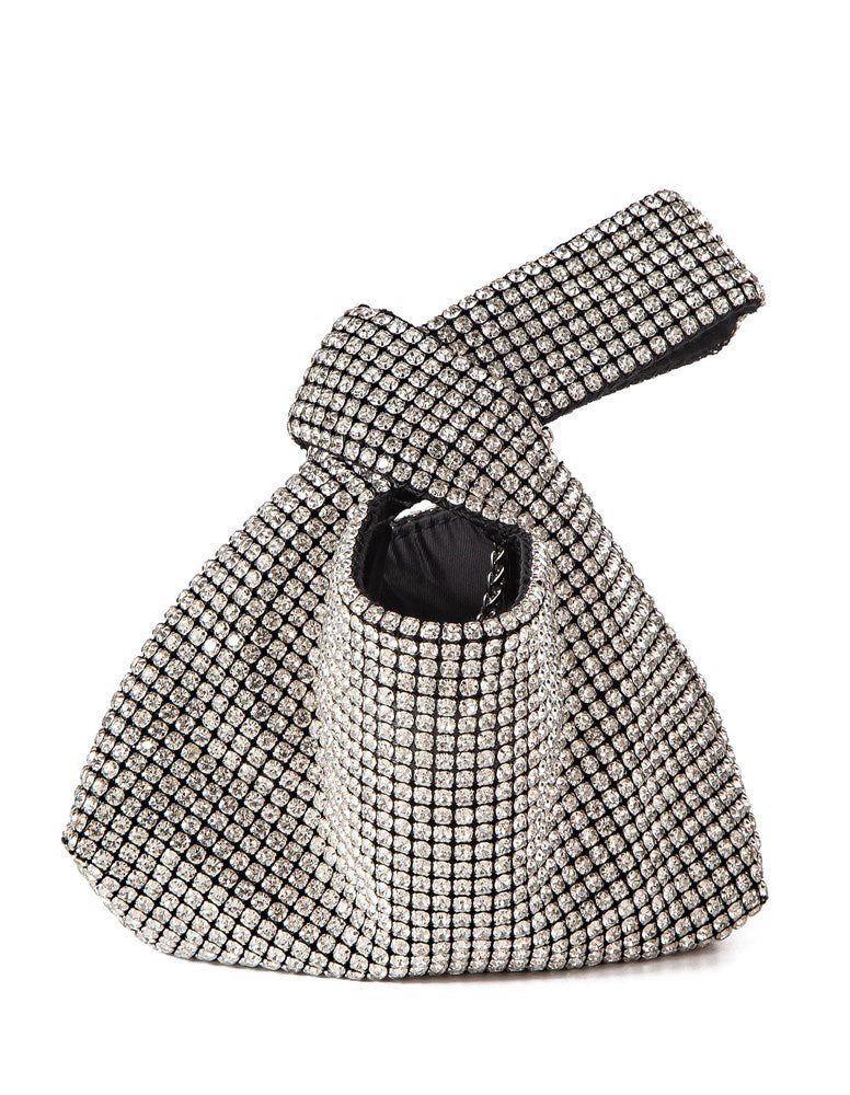Load image into Gallery viewer, Gregory Ladner Womens Stones Knot Bag Evening Stones Shoulder Bag
