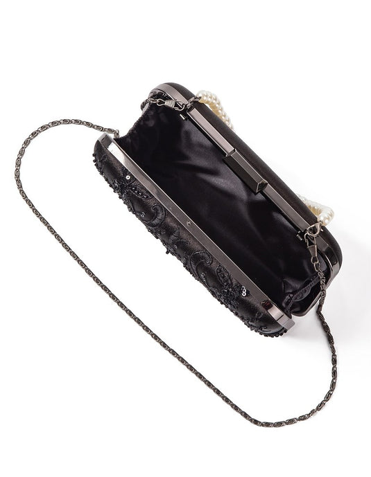 Gregory Ladner Womens Clarissa Hand Beaded Bag