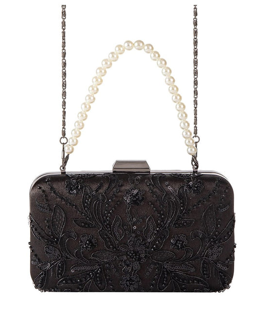 Gregory Ladner Womens Clarissa Hand Beaded Bag