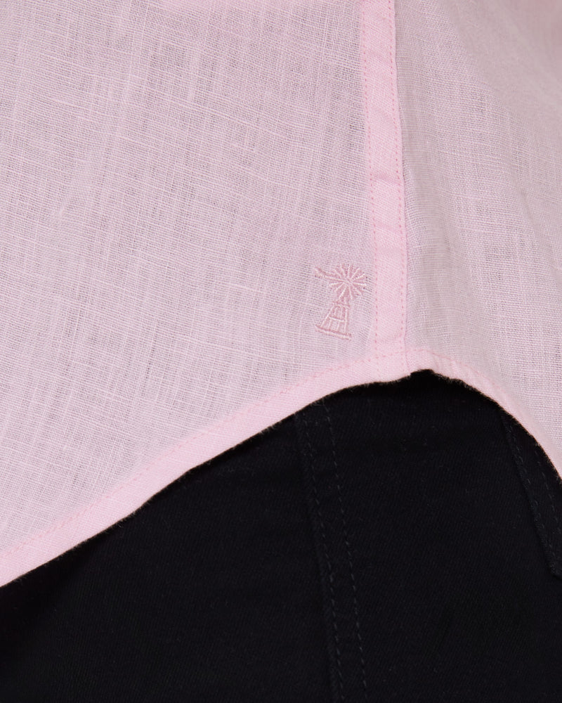 Load image into Gallery viewer, Pilbara Womens Florence Classic Linen Shirt - Pink
