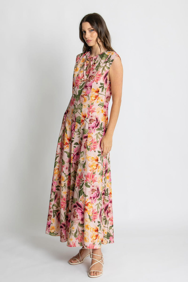 Load image into Gallery viewer, Kachel Womens Belle Sleeveless Maxi Dress
