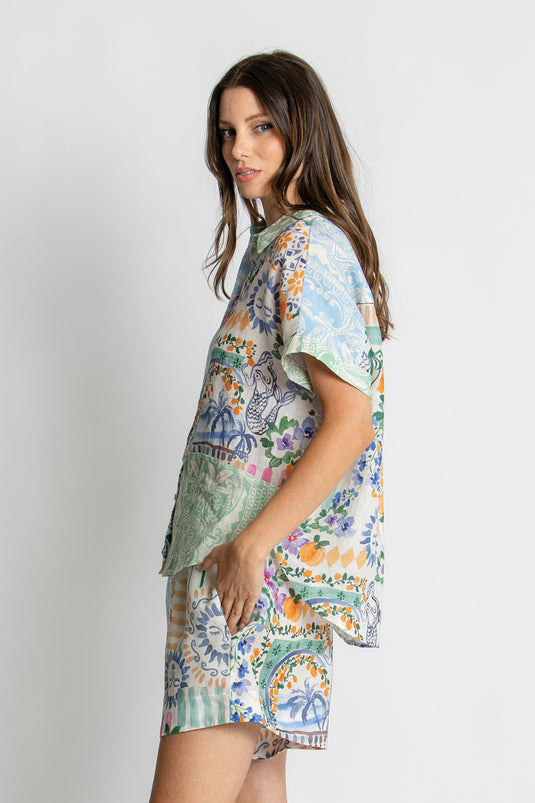 Kachel Womens Naomi Shirt - Multi
