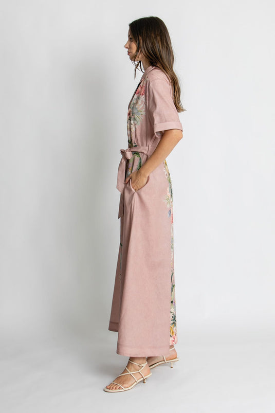 Kachel Womens Violet Dress