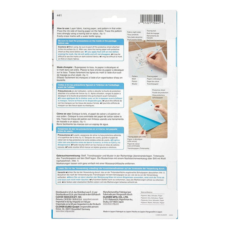 Load image into Gallery viewer, Clover Water Erasable Tracing Paper - Blue
