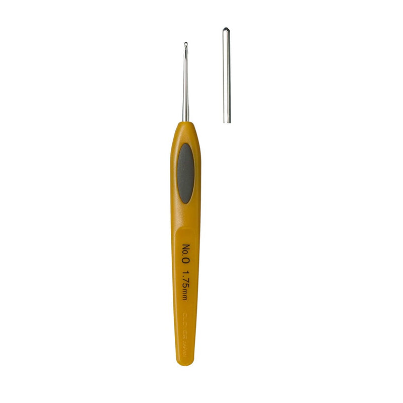 Load image into Gallery viewer, Clover Crochet Hook Soft Touch Steel 1.75mm
