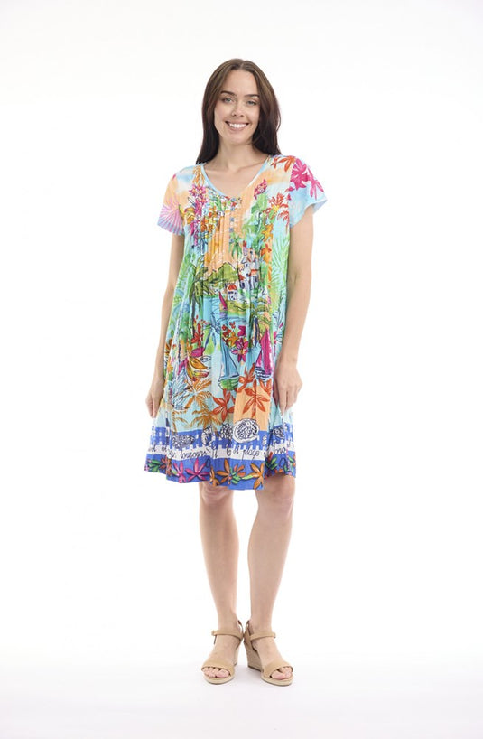 Orientique Womens Nice Dress Easy Fit