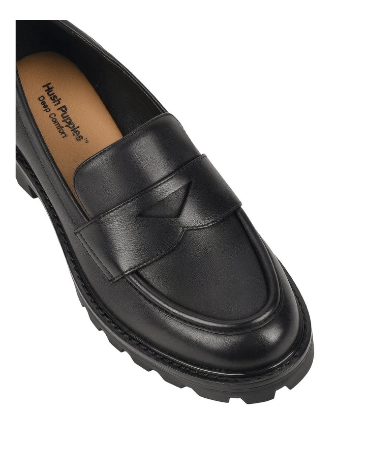 Load image into Gallery viewer, Hush Puppies Womens Elixir Loafer - Black
