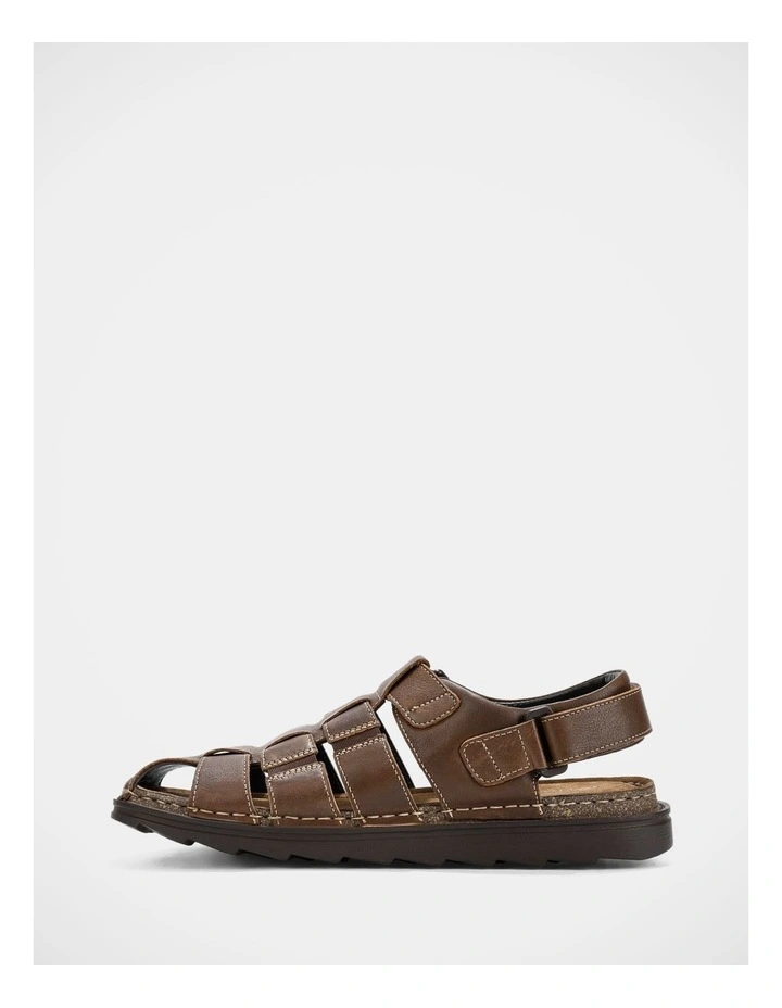 Load image into Gallery viewer, Hush Puppies Mens Invicta Sandals - Cognac
