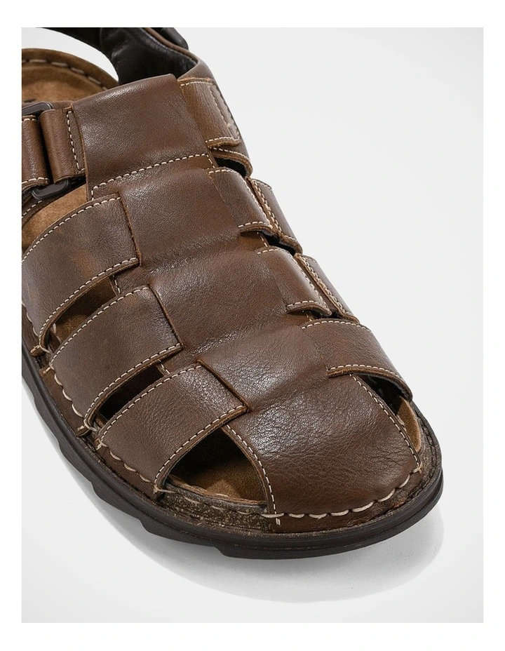 Load image into Gallery viewer, Hush Puppies Mens Invicta Sandals - Cognac
