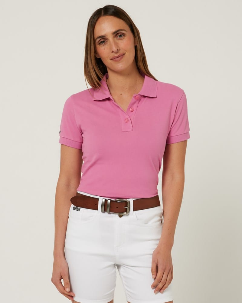 Load image into Gallery viewer, Pilbara Womens Classic Cotton Polo - Crocus
