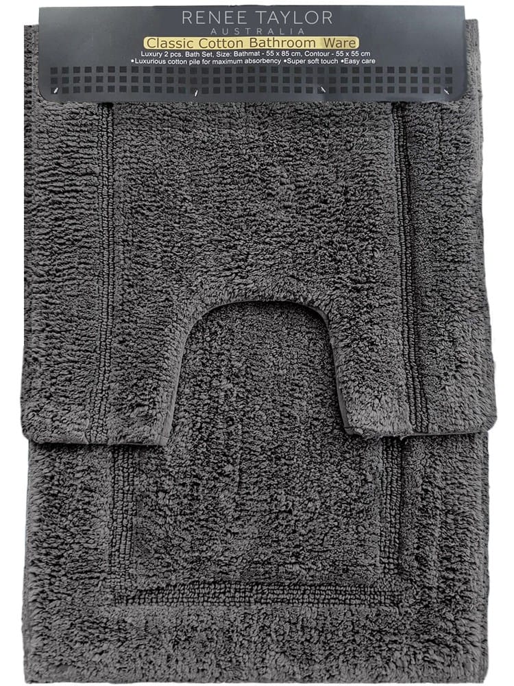 Load image into Gallery viewer, Renee Taylor 2 Piece Bath Mat Set
