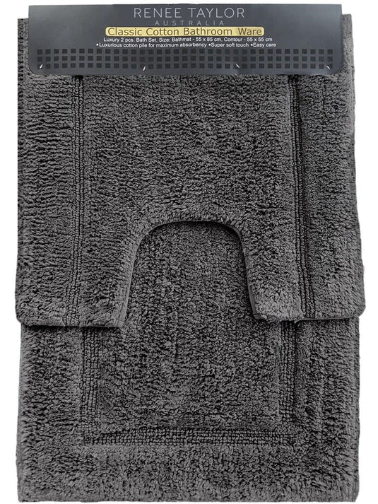 Renee Taylor 2 Piece Bath Mat Set