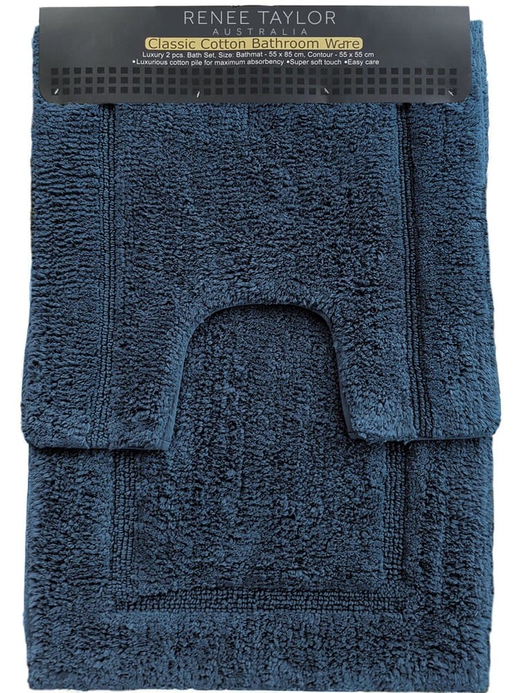 Load image into Gallery viewer, Renee Taylor 2 Piece Bath Mat Set
