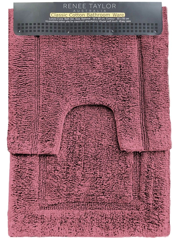 Load image into Gallery viewer, Renee Taylor 2 Piece Bath Mat Set
