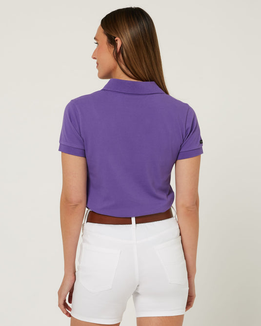 Pilbara Womens Classic Cotton Polo - Passion Flower