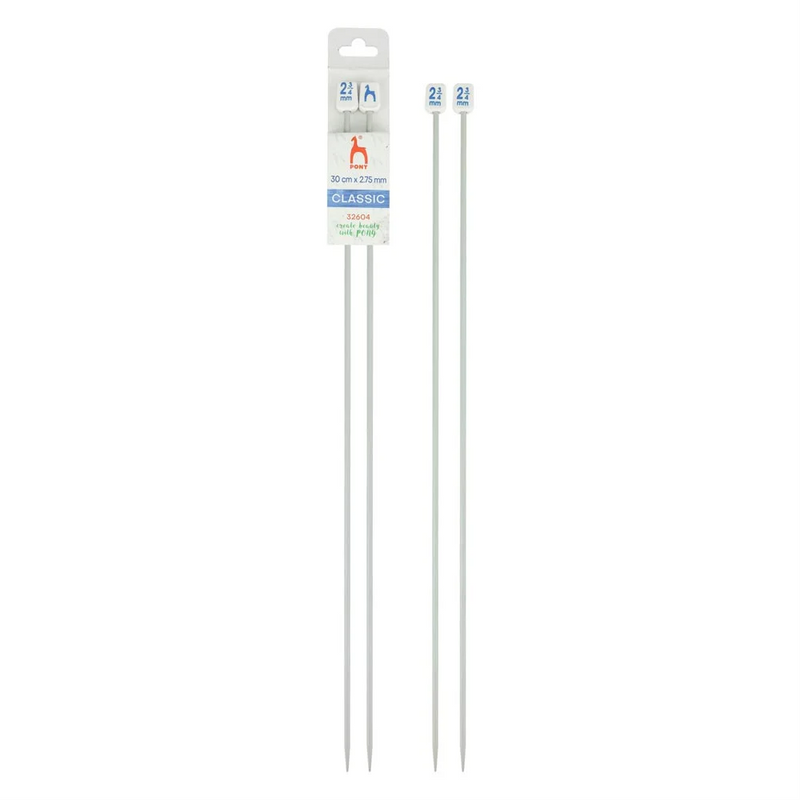 Load image into Gallery viewer, Pony Straight Pair Of Needles With Ends
