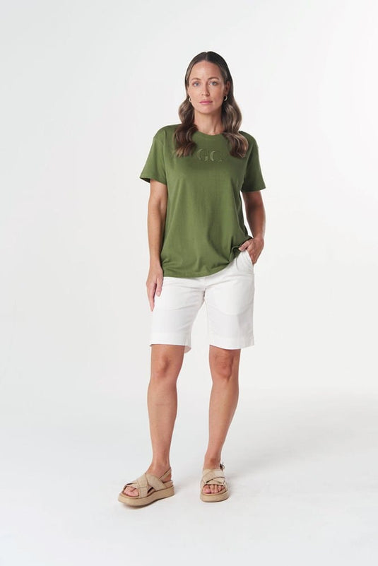 Goondiwindi Cotton GC Logo Tee - Cedar Green