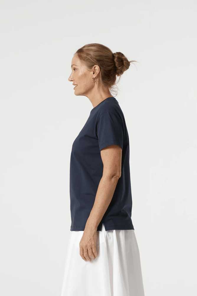 Load image into Gallery viewer, Goondiwindi Cotton GC Logo Tee - Navy
