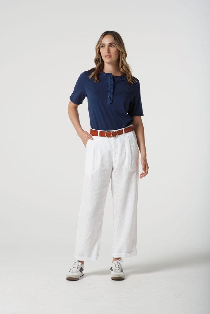 Load image into Gallery viewer, Goondiwindi Cotton Womens Frill Polo
