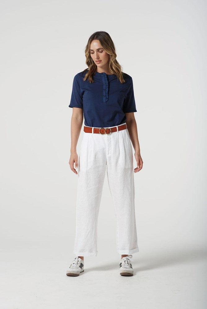 Load image into Gallery viewer, Goondiwindi Cotton Womens Frill Polo

