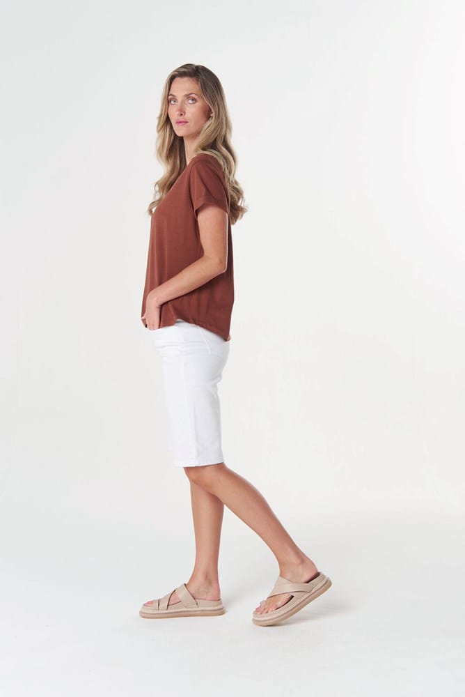 Load image into Gallery viewer, Goondiwindi Cotton Everyday Cotton Tee - Brown Coco
