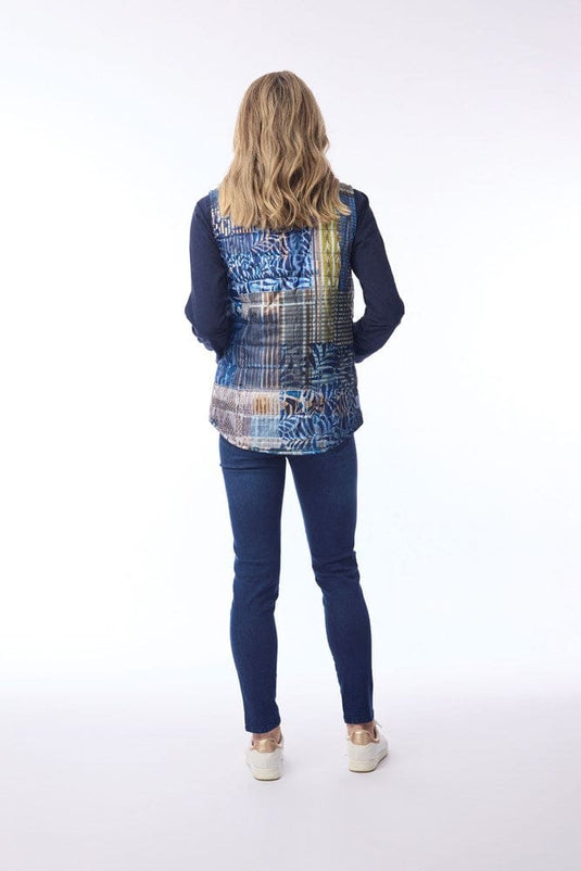 Orientique Womens Puffer Vest - Isfahan