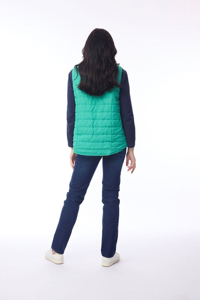 Load image into Gallery viewer, Orientique Womens Puffer Vest - Oriental Bird
