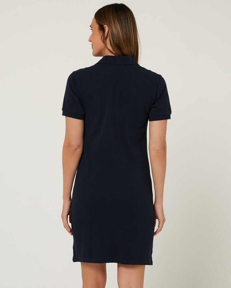 Load image into Gallery viewer, Pilbara Womens Madeline Classic Cotton Polo Dress - French Navy

