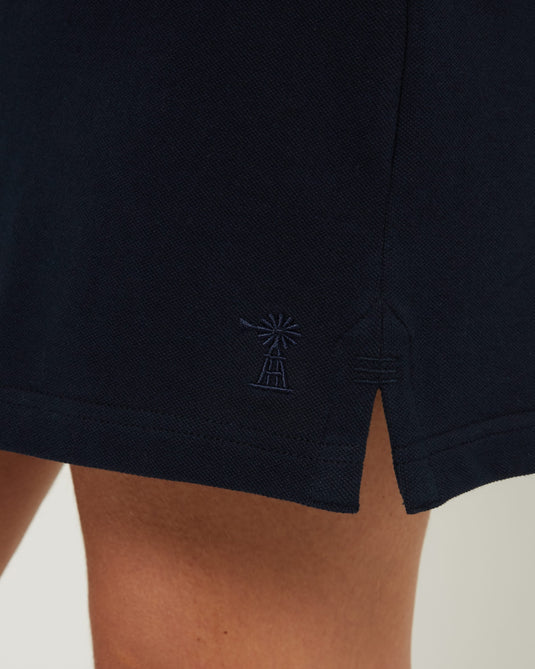 Pilbara Womens Madeline Classic Cotton Polo Dress - French Navy