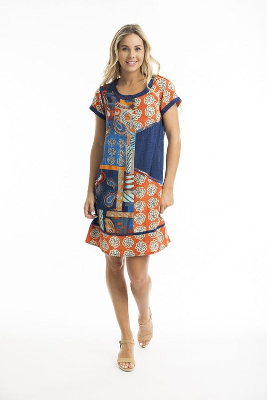 Orientique Womens Camps Bay Patch Dress