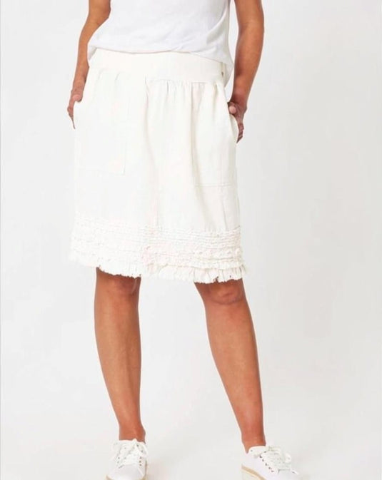 Gordon Smith Womens Ruffle Hem Skirt
