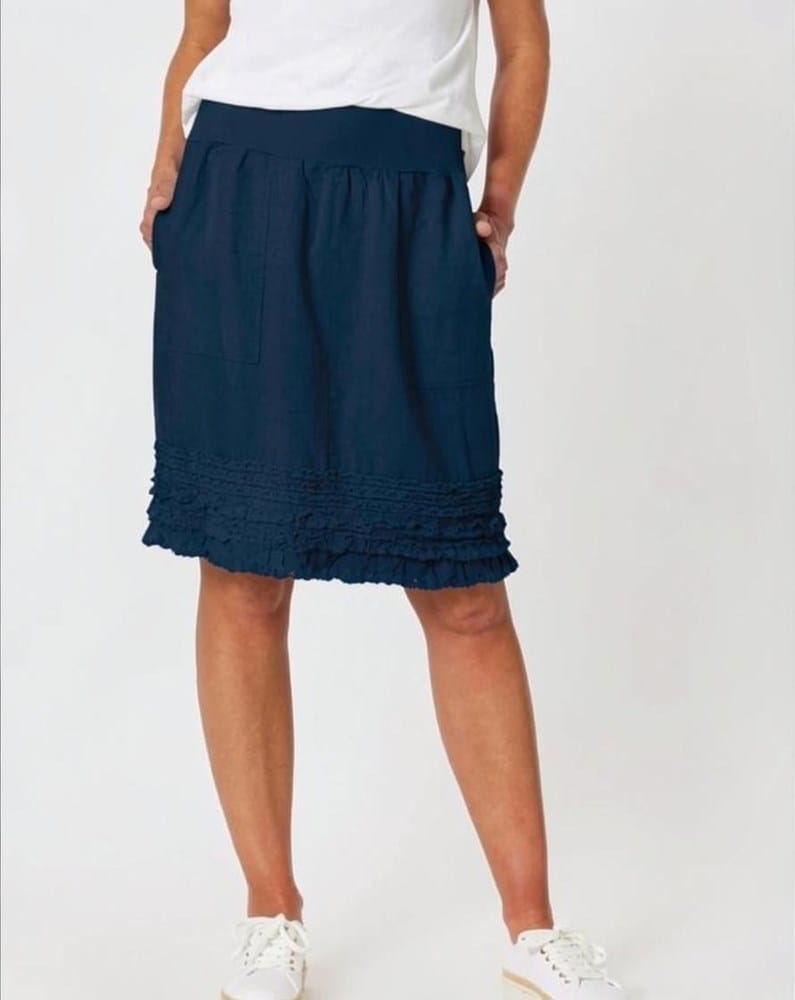 Load image into Gallery viewer, Gordon Smith Womens Ruffle Hem Skirt
