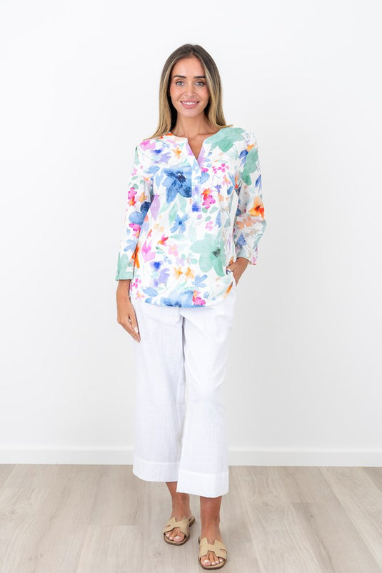 Renoma Womens Juliet 3/4 Sleeve Shirt
