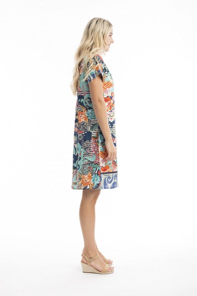 Load image into Gallery viewer, Orientique Womens Yakushima Patch Dress - Print
