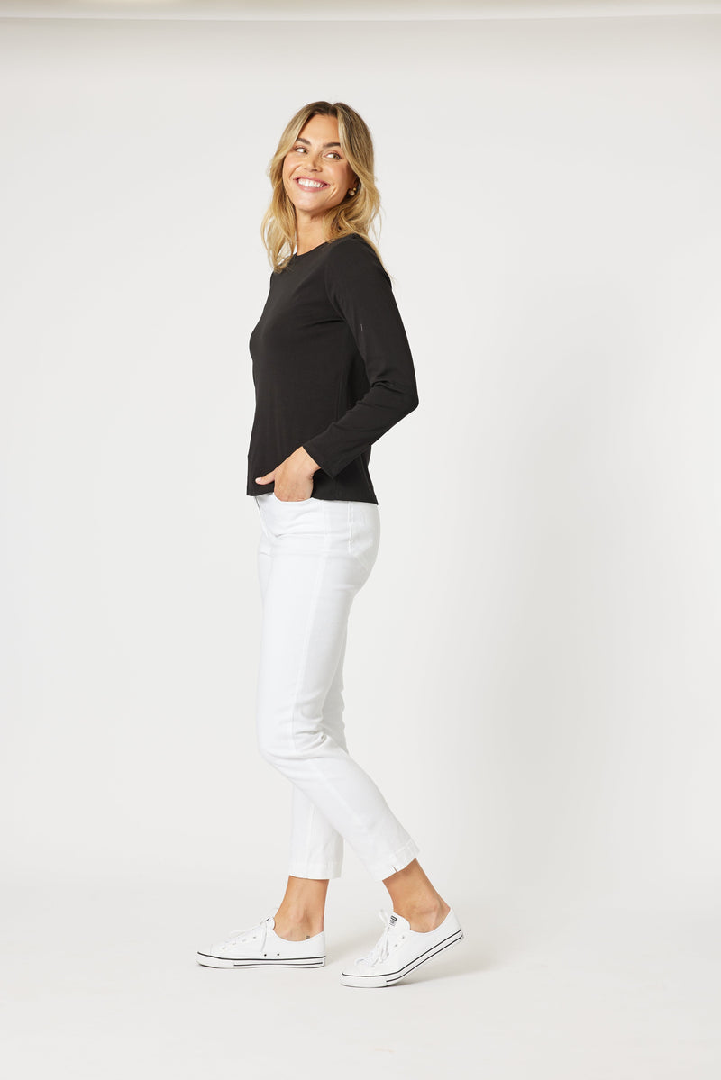Load image into Gallery viewer, Gordon Smith Heritage Long Sleeve Top - Black
