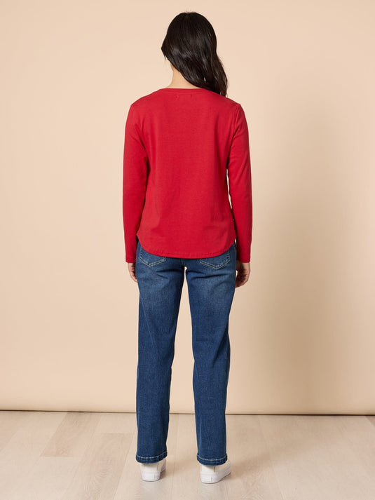 Gordon Smith Heritage Long Sleeve Top - Red