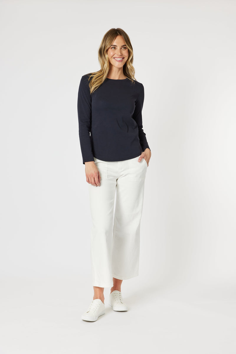 Load image into Gallery viewer, Gordon Smith Heritage Long Sleeve Top - Navy
