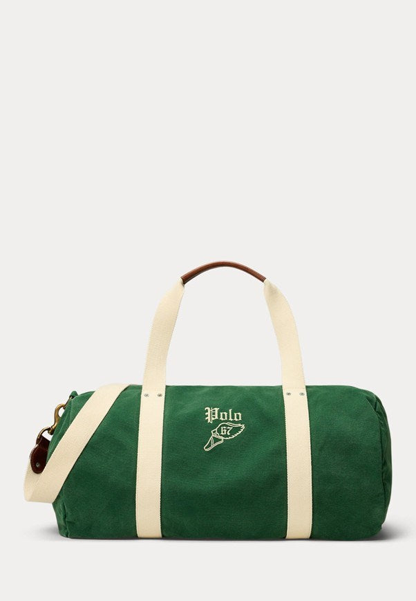 Load image into Gallery viewer, Polo Ralph Lauren Embroidered Canvas Duffel Bag
