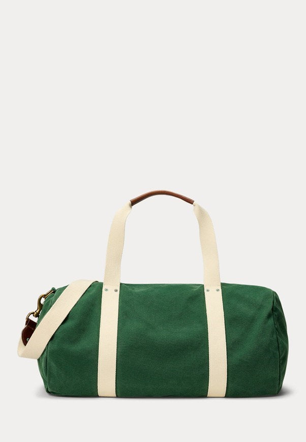Load image into Gallery viewer, Polo Ralph Lauren Embroidered Canvas Duffel Bag
