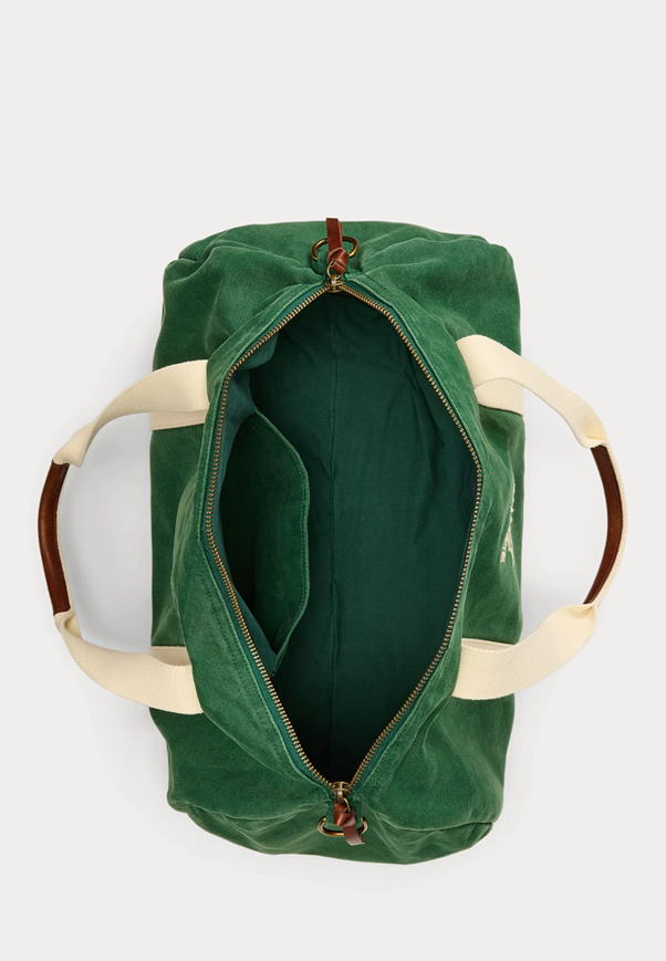 Load image into Gallery viewer, Polo Ralph Lauren Embroidered Canvas Duffel Bag
