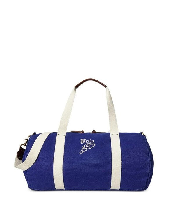 Load image into Gallery viewer, Polo Ralph Lauren Embroidered Canvas Duffel Bag
